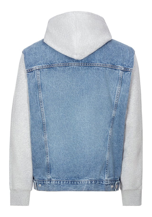Levi's® Plus Hybridjacke mit Kapuze mit Sweat Kapuze und Ärmeln