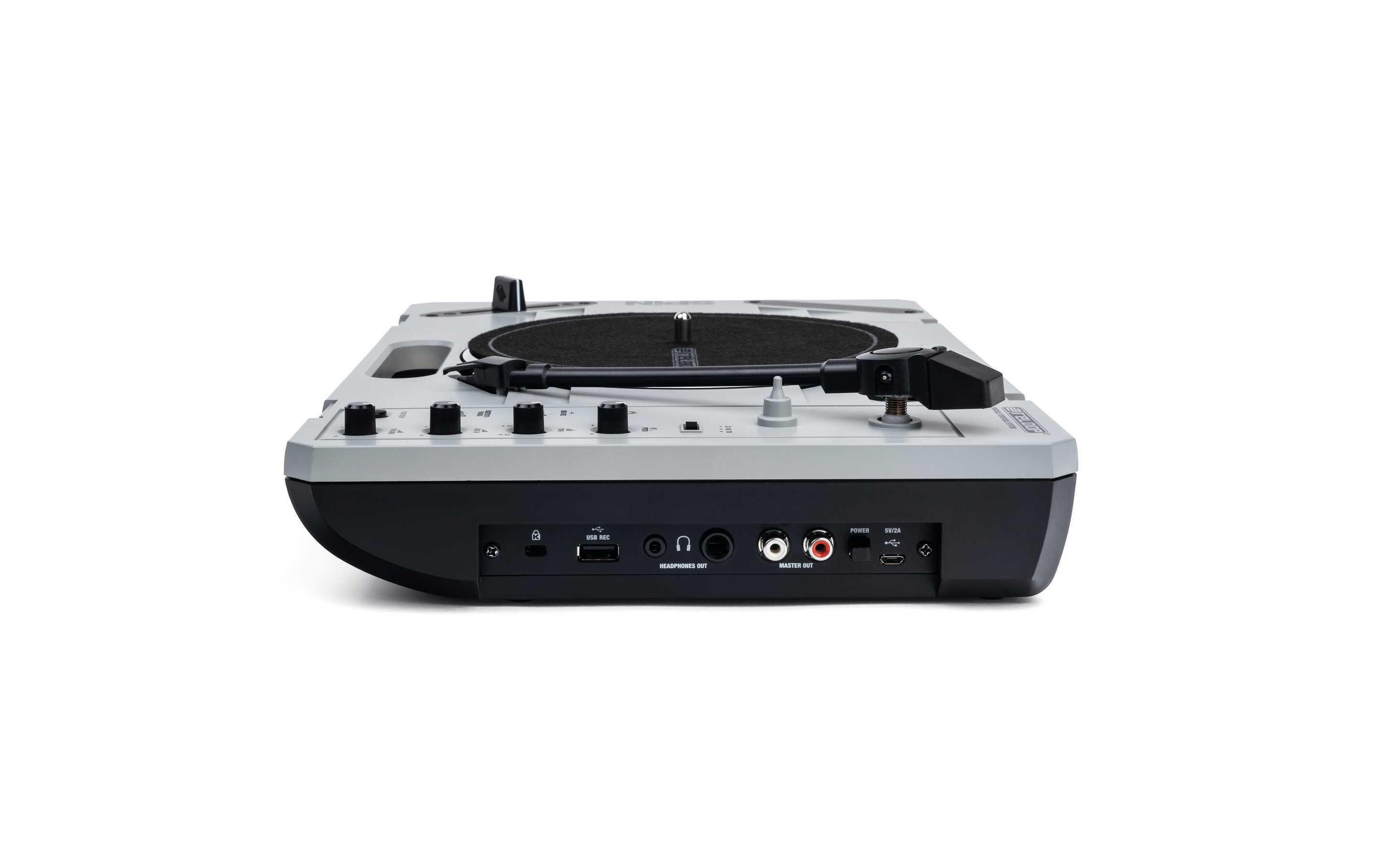 Plattenspieler Spin Grau<br>Mobiles Schallplatten-Vergnügen an jedem Ort
