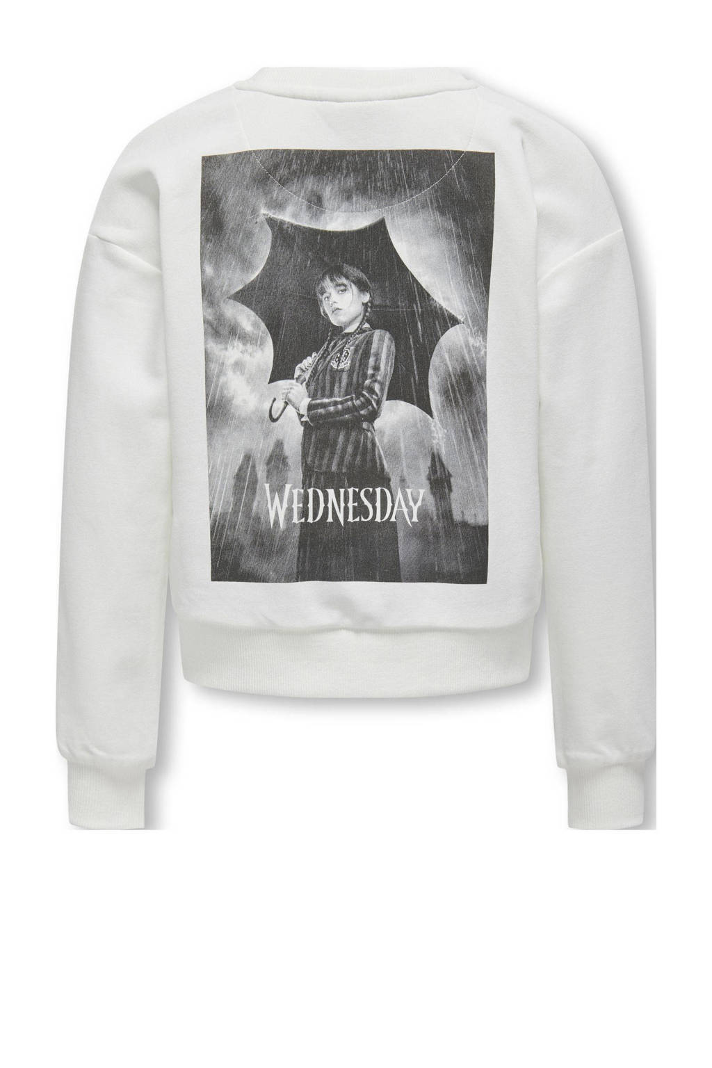 ONLY sweater met Wednesday print wit