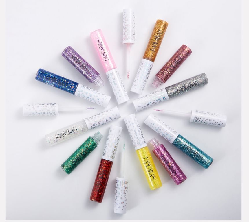 HANDAIYAN - Iridescence Glitter Liquid Eyeliner - 12 kleuren