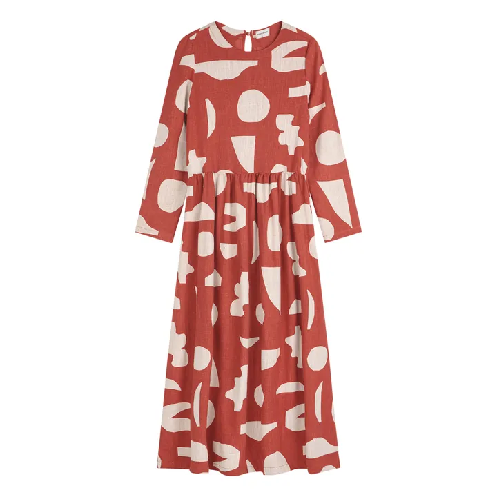 Bobo Choses Robe Summer Landscape - Collection Femme | Rouge brique