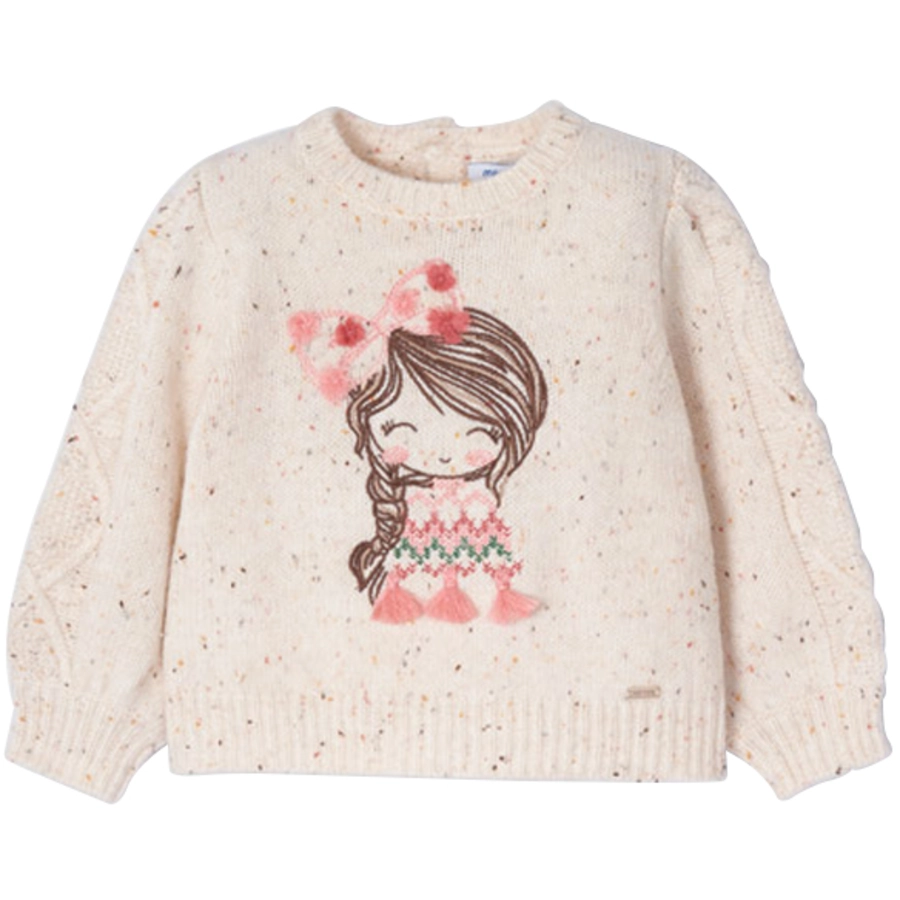 Mayoral Pullover bestrickt beige