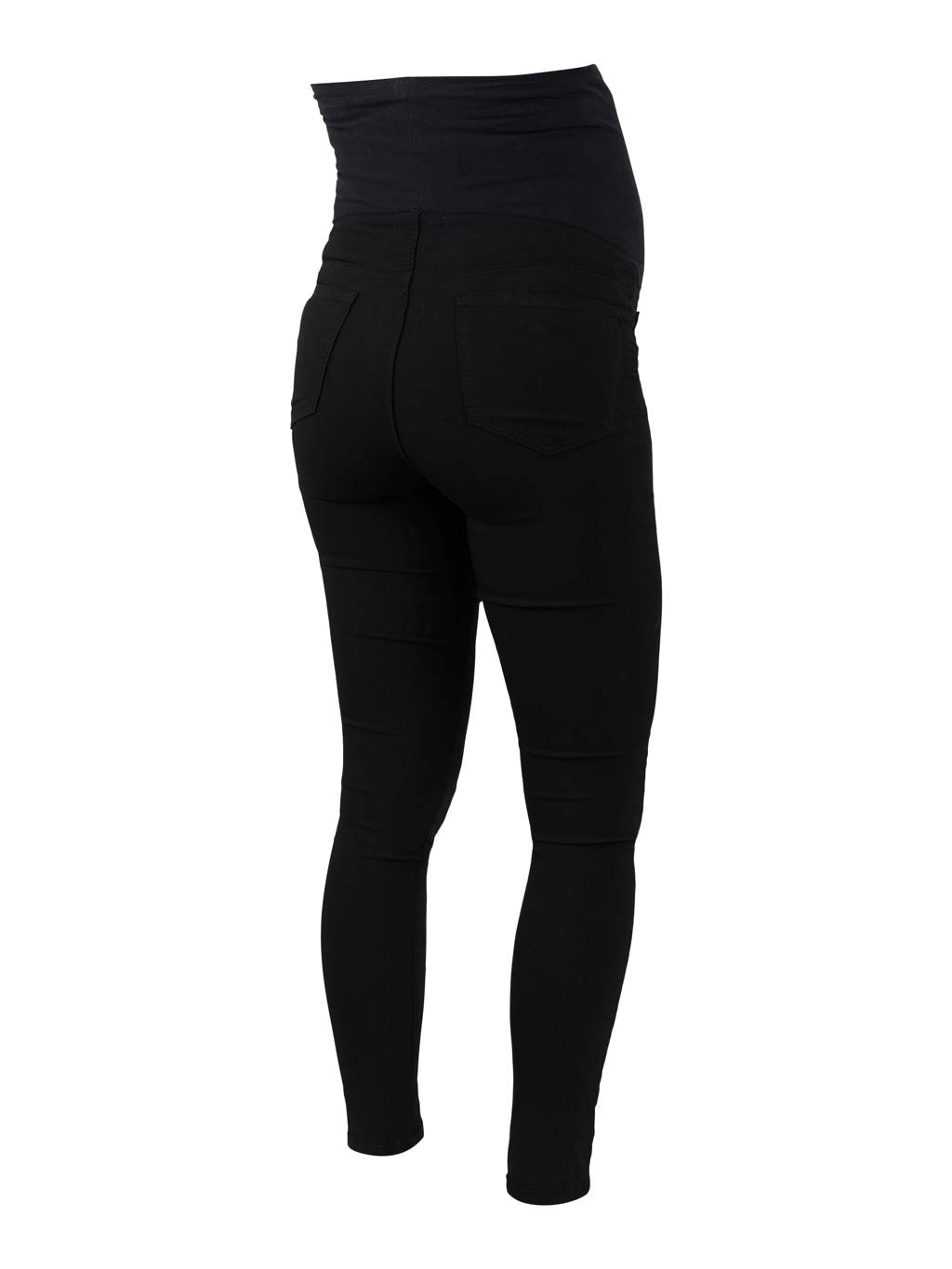 MAMALICIOUS skinny zwangerschapsjeans MLLUCY zwart