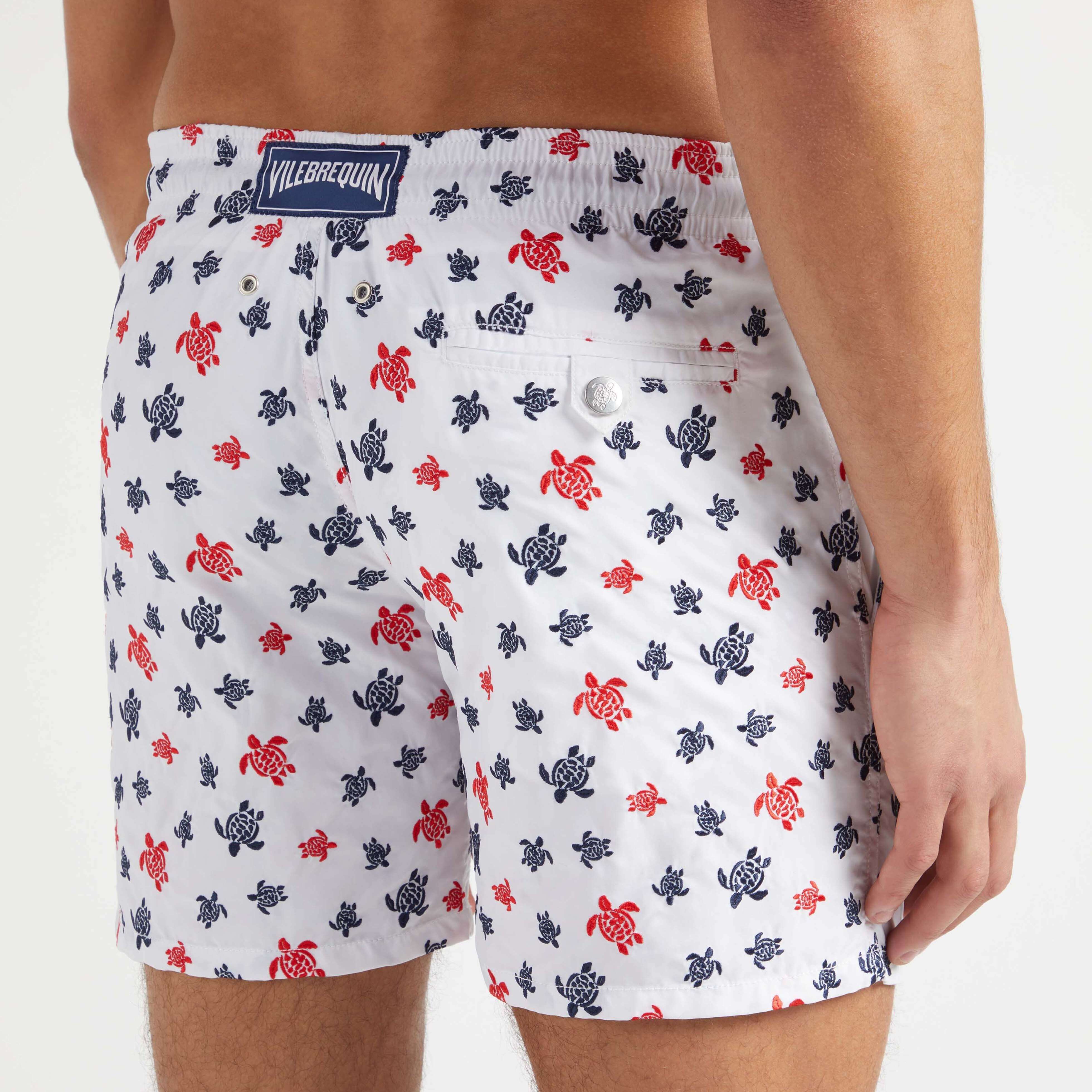 Maillot de bain homme brodé Micro Ronde des tortues - Edition limitée