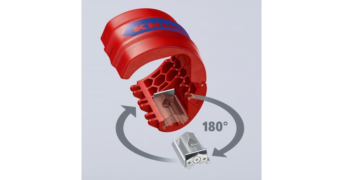 KNIPEXBiX 90 22 10 BK pijpsnijder  (Rood/blauw)