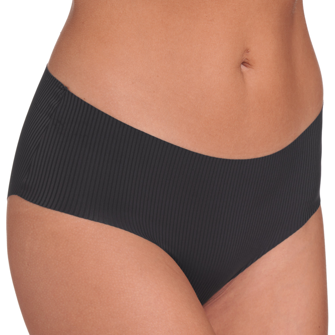 Gina Benotti Damen Seamless-Panty mit Rippstruktur dunkelgrau