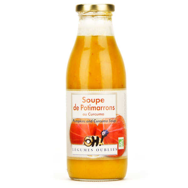 Soupe de potimarrons au curcuma - bio