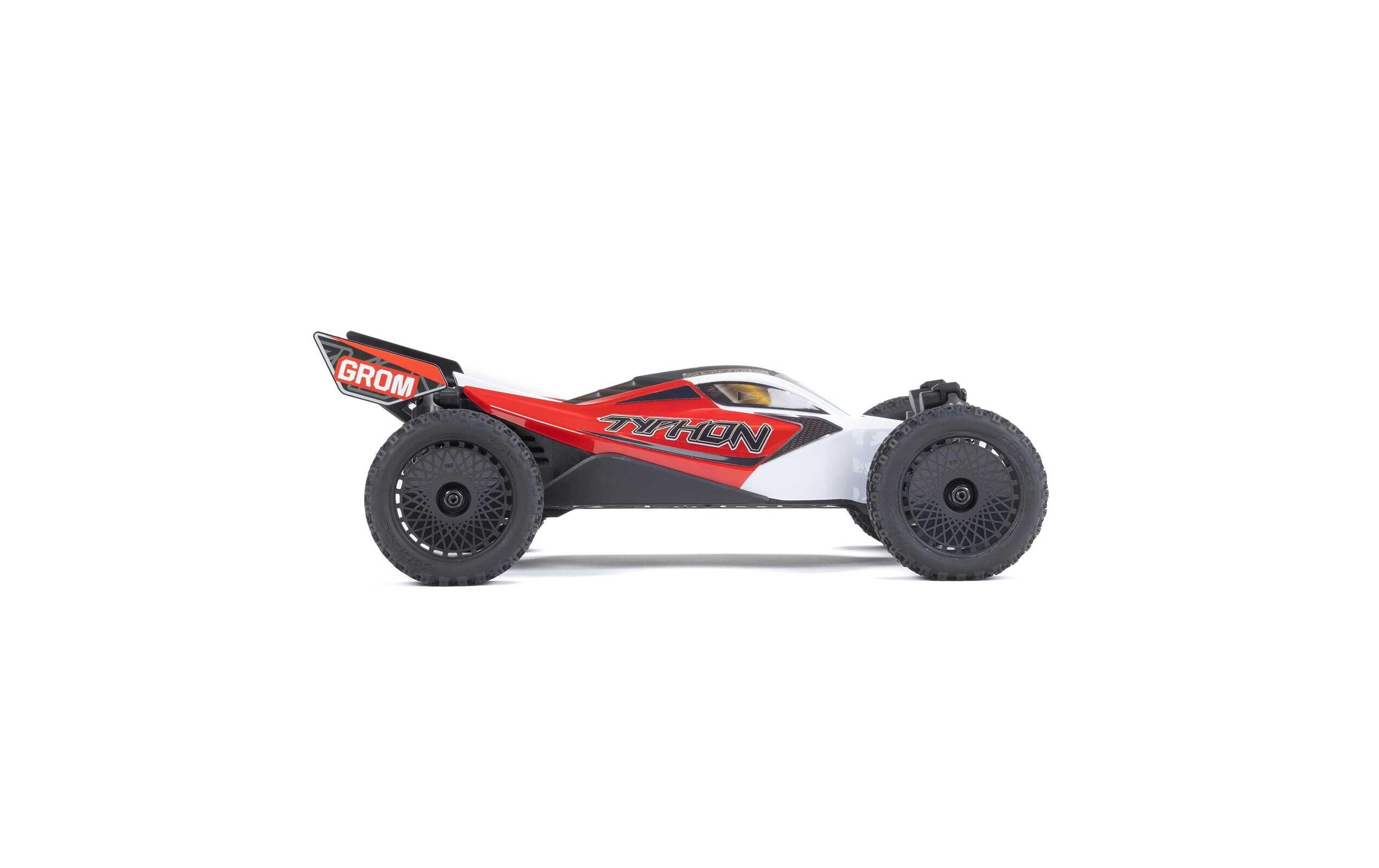 Buggy Typhon Grom Mega 380 Rot, RTR, 1:18<br>Robuster 4wd mini RC Buggy mit Spektrum Technik