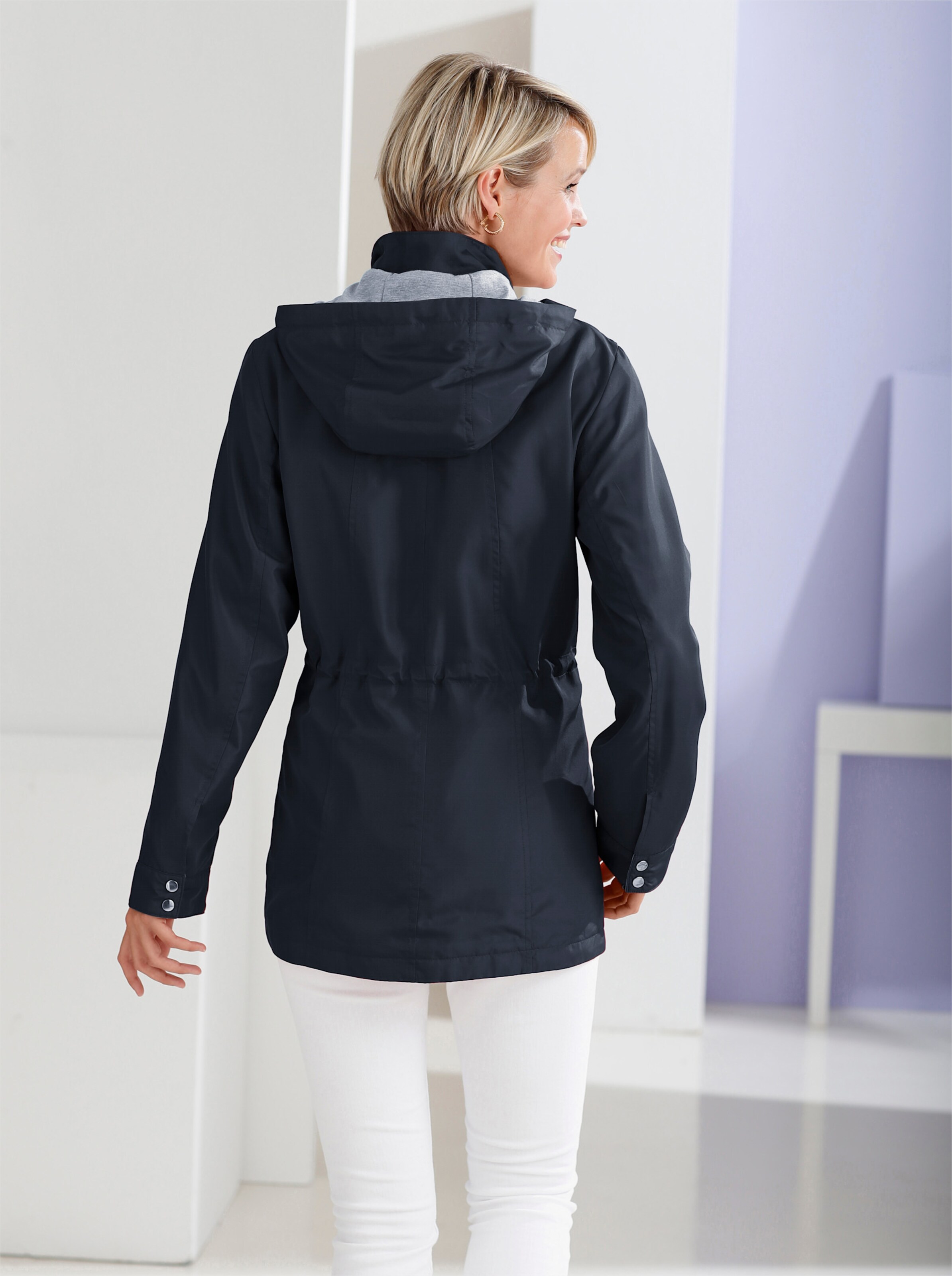 Freizeitjacke mit Tunnelzug in der Taille