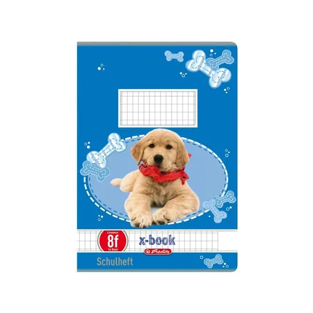 Herlitz Schulhefte mit 16 Blatt, DIN A5, Lineatur 8f, 10 Stück