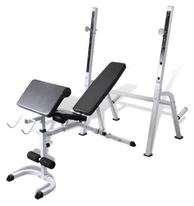 Banc de musculation multifonction dossier siège et support réglable 02_0000033