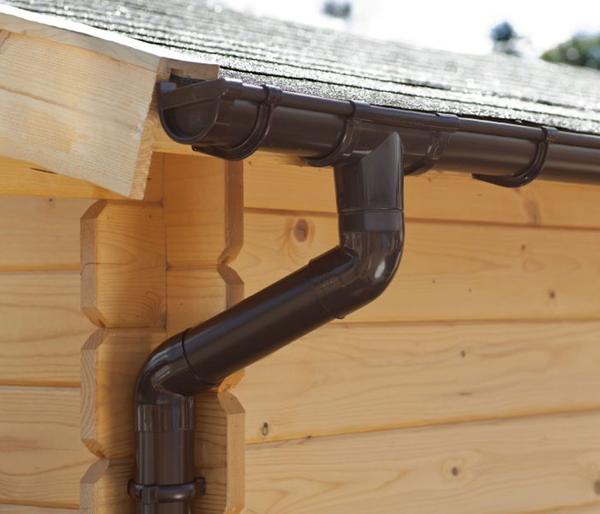 Palmako Regenrinne für Gartenhäuser mit