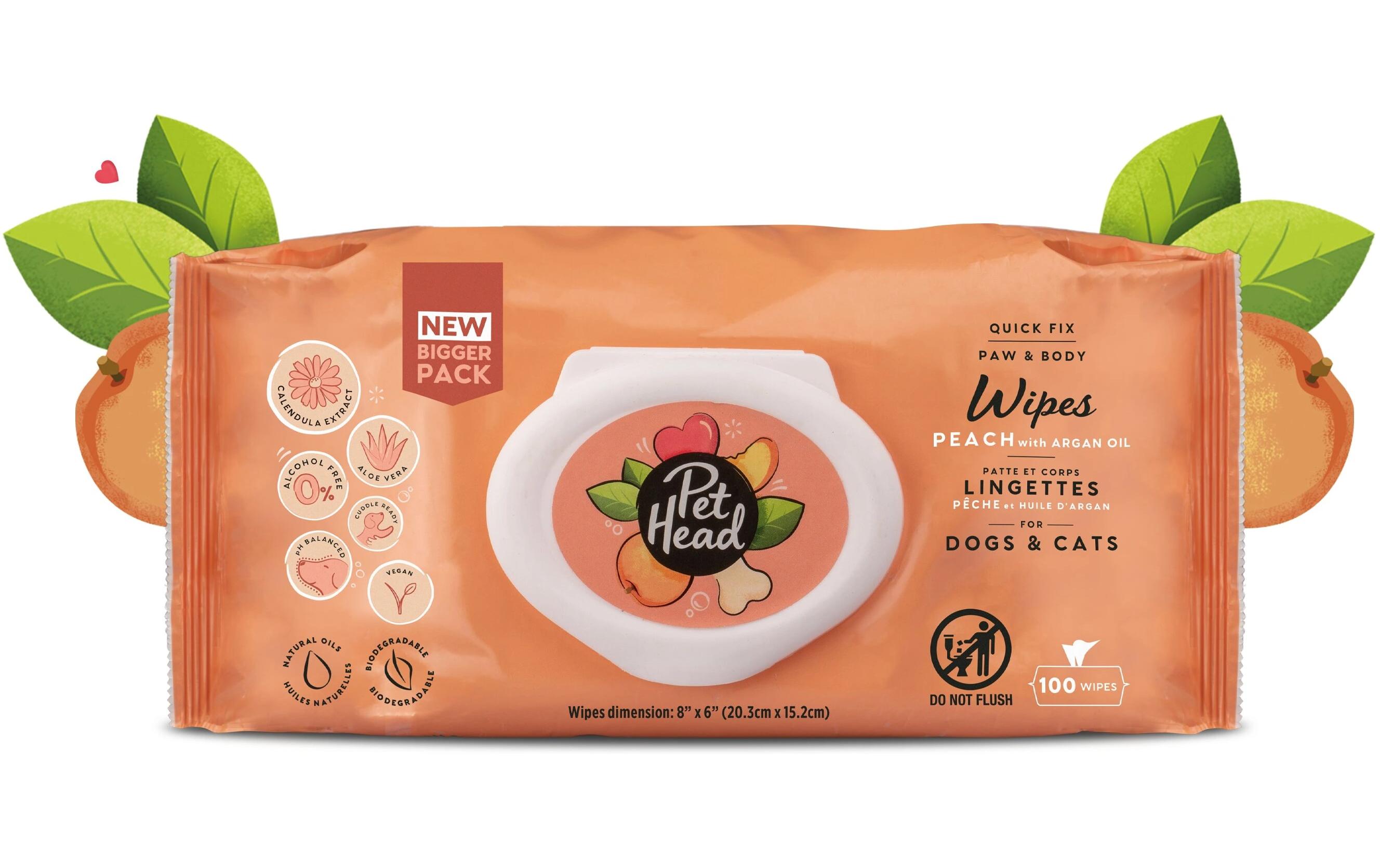 Wischtücher Quick Fix 100 StückReinigungstücher für Hunde und Katzen
