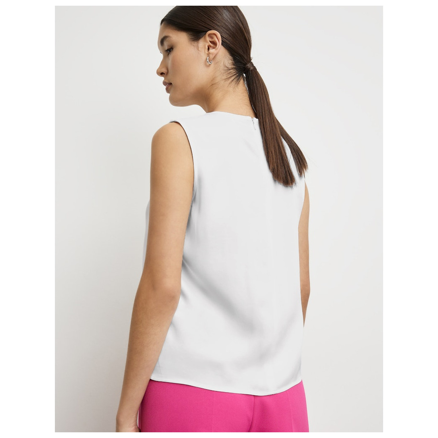 TAIFUN BLUSE OHNE ARM
