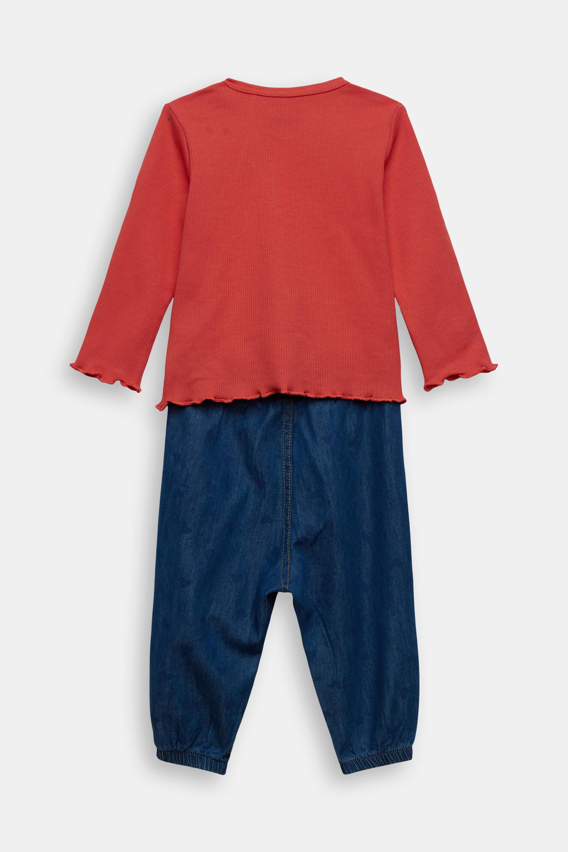 Ensemble : haut et pantalon, coton biologique