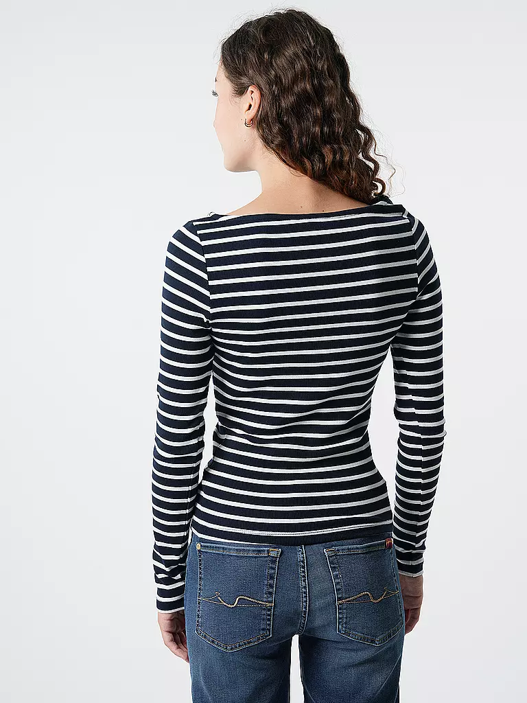 TOMMY JEANS Langarmshirt schwarz