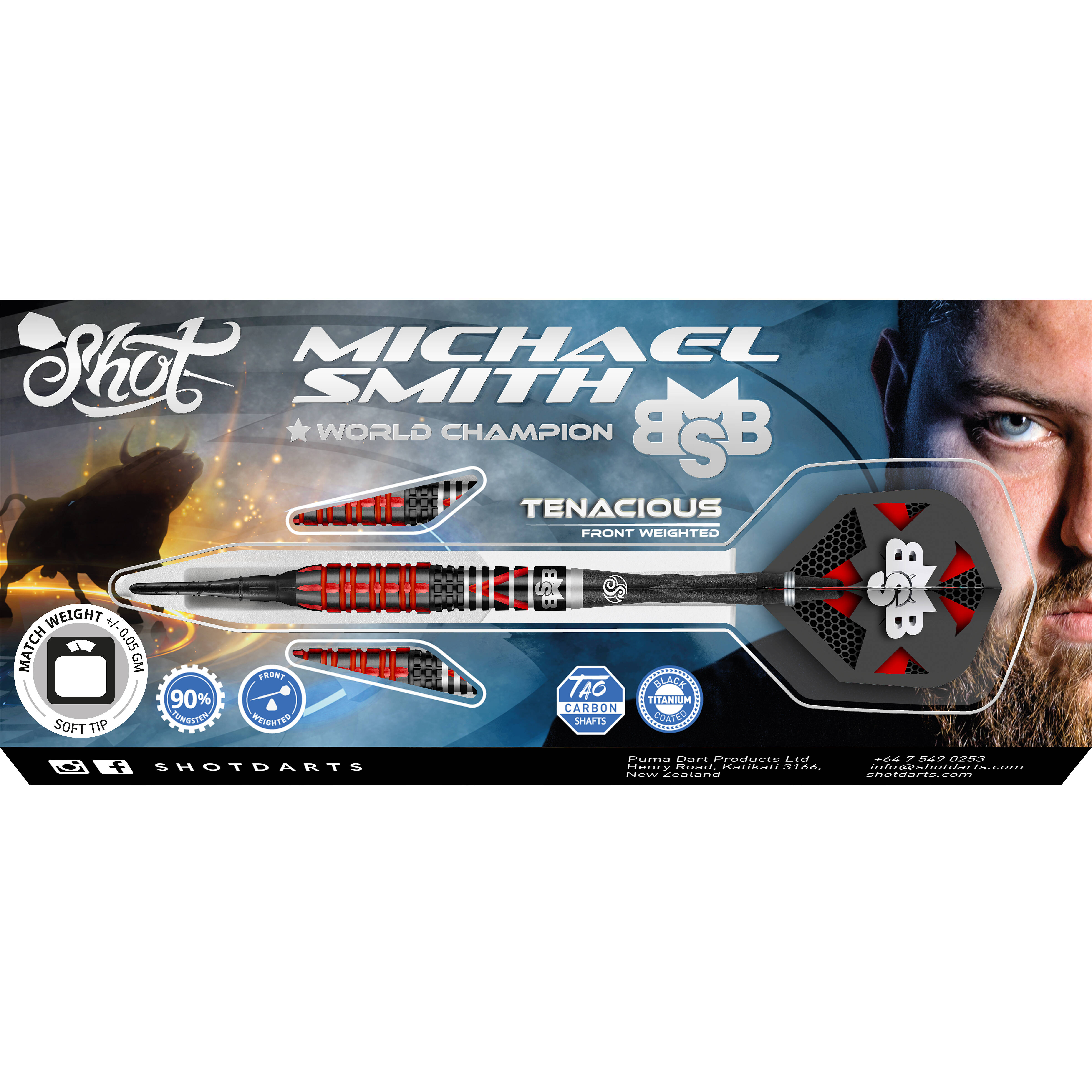 Shot - Michael Smith Tenacious - Softdart