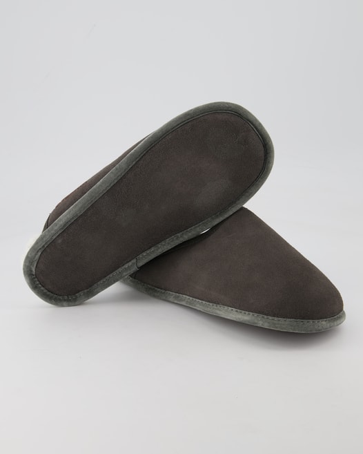 Fellhof Pantoffel Trendy Hausschuhe in Grau