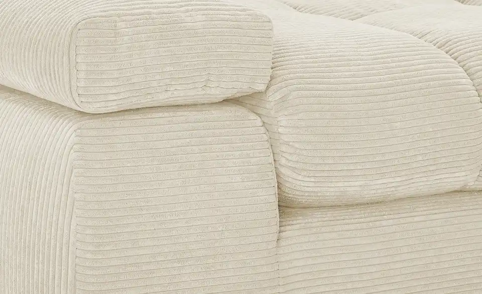 Ecksofa Hella rechts Creme