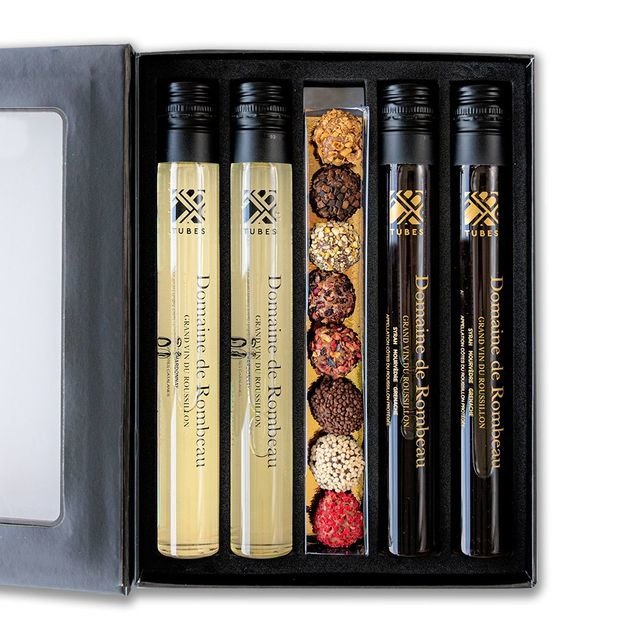 Wijnproeverij | met Truffelchocolade | 4x 100 ml