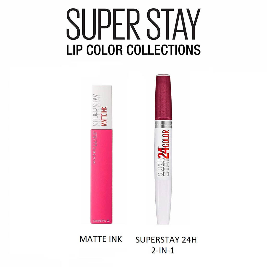 Een lippenstift die goed vasthoudt en niet droogtSuperStay Matte Ink lippenstift – 80 Ruler
