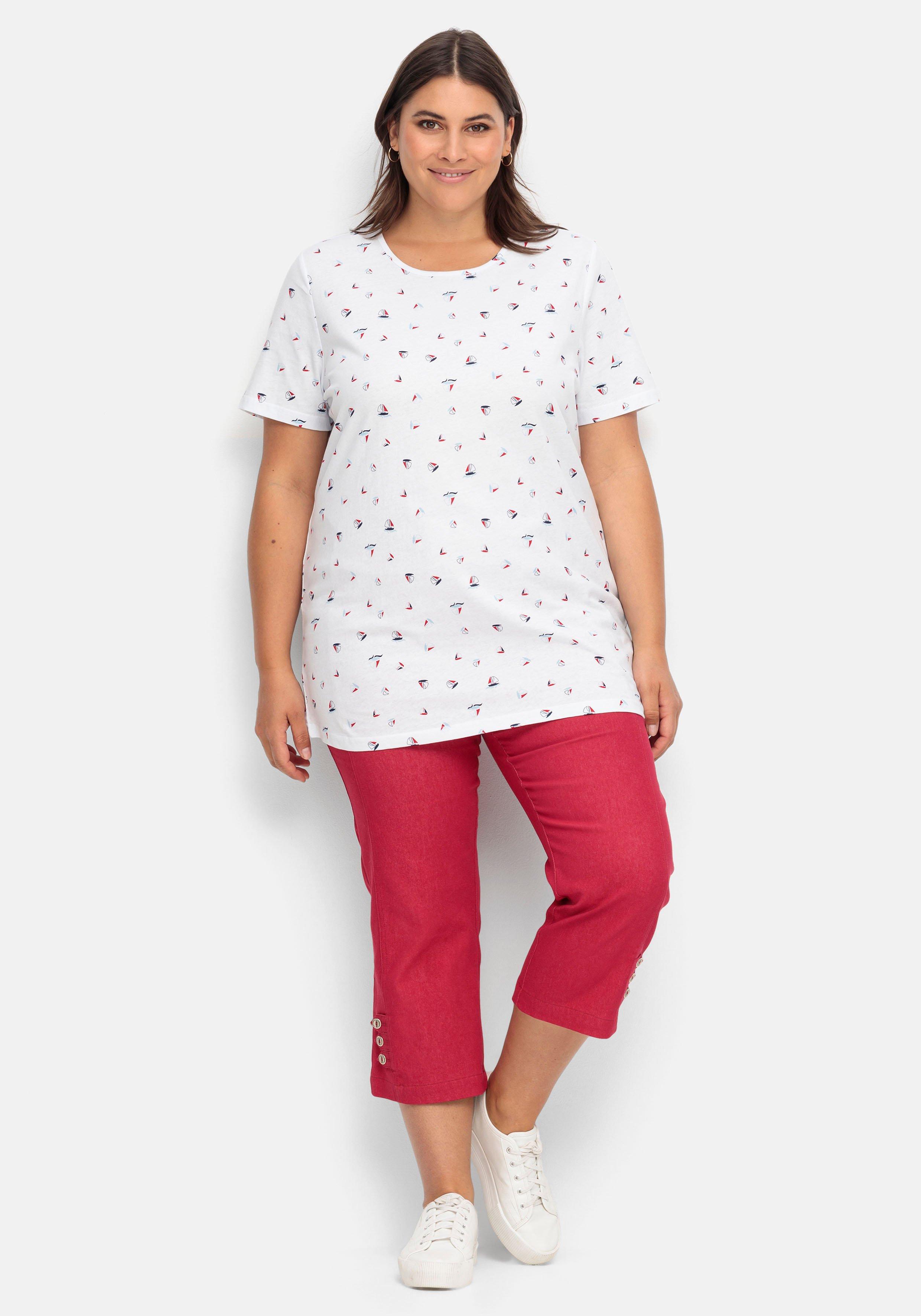 Shirt mit Minimal-Alloverprint