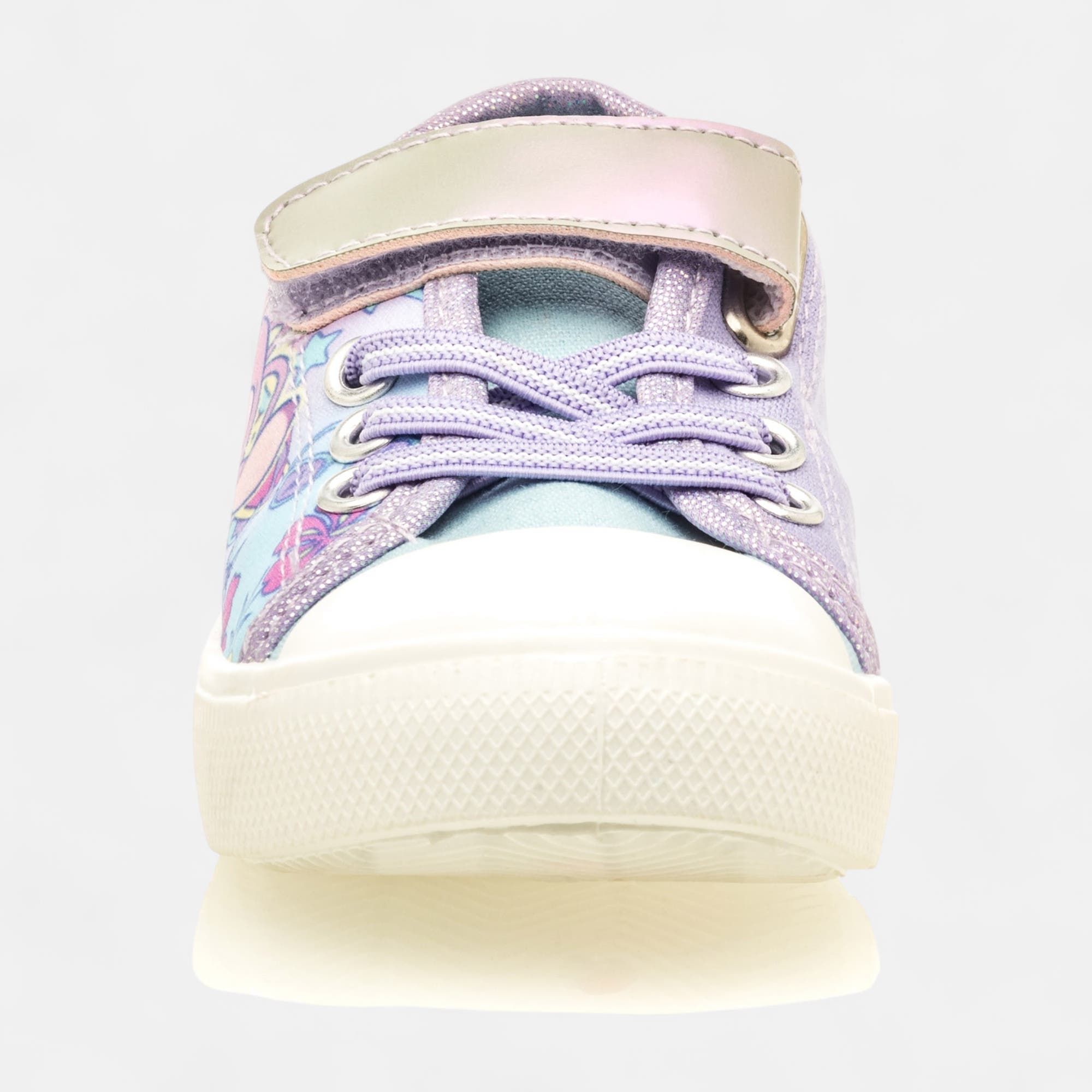 Baskets en toile Fille bleu
