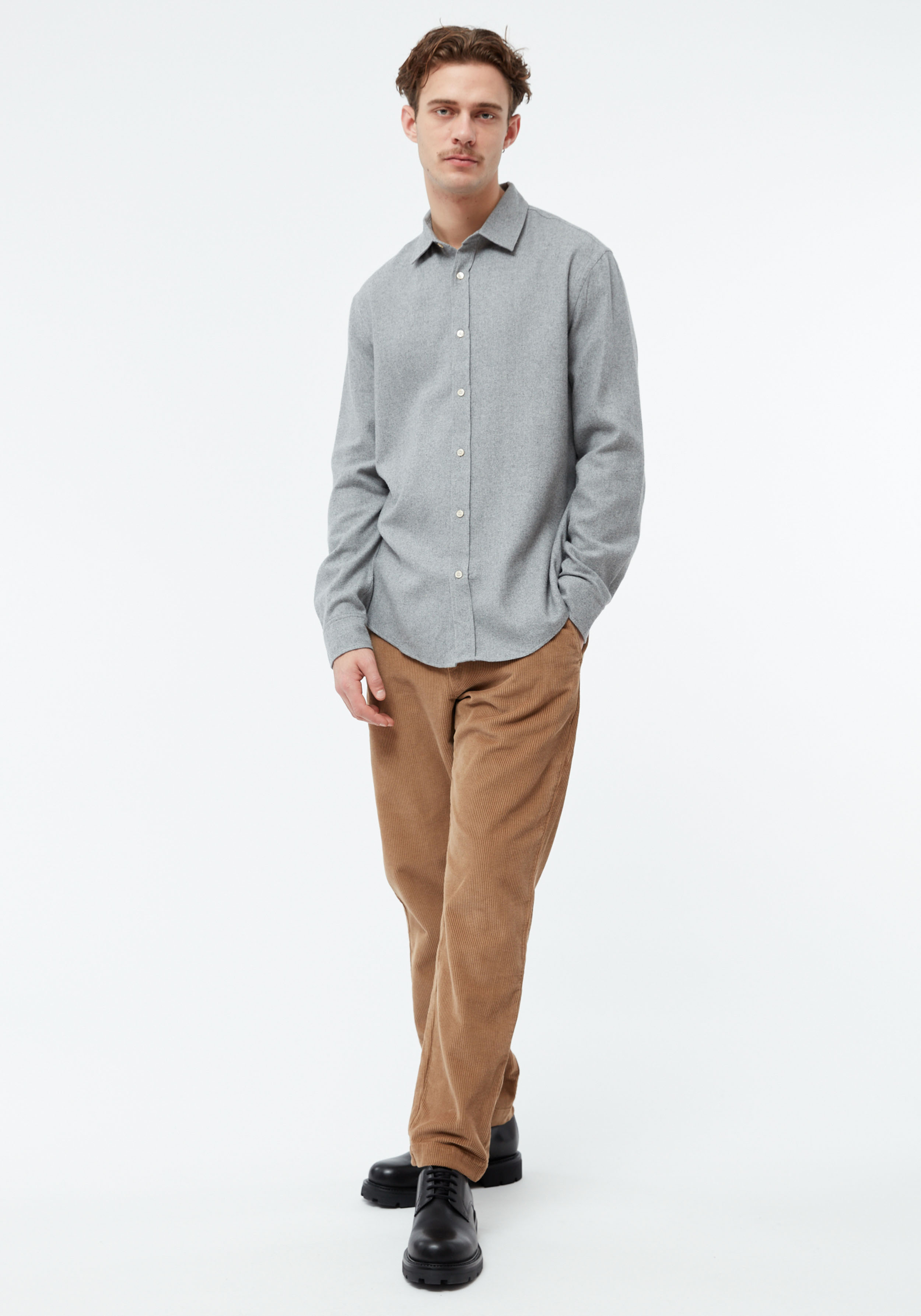 Givn Berlin Hemd GBJohn Mid Grey