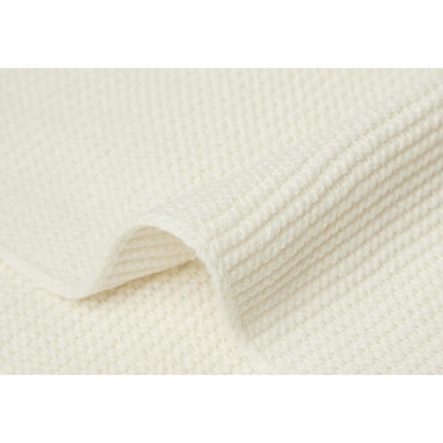 Couverture Berceau 75x100cm Basic Knit Ivory - JOLLEIN