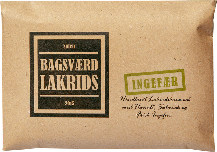 Bagsværd Lakrids Ingefær, 160 gr.
