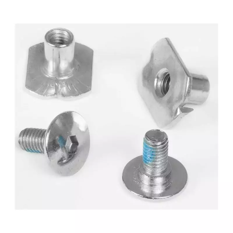 Visserie roller en ligne POWERSLIDE Next Cuff Screw, silver, 2-Pack