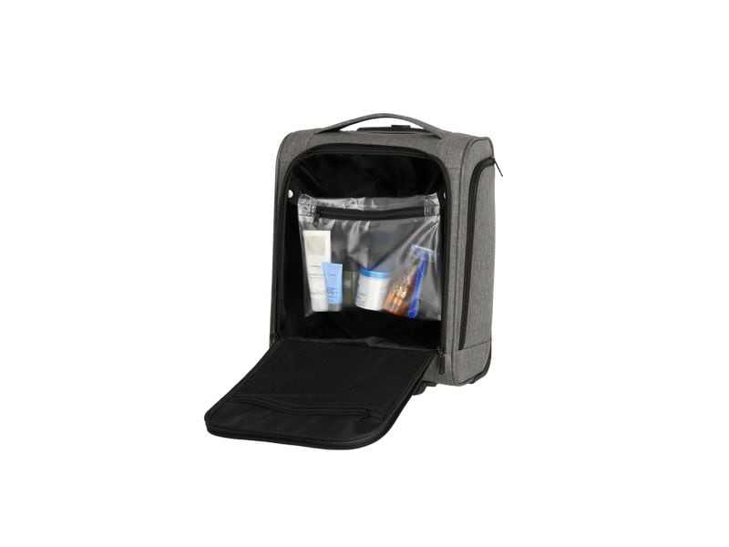travelite Koffer Cabin Bordtrolley Underseater 28 l, Grau Reisekoffer