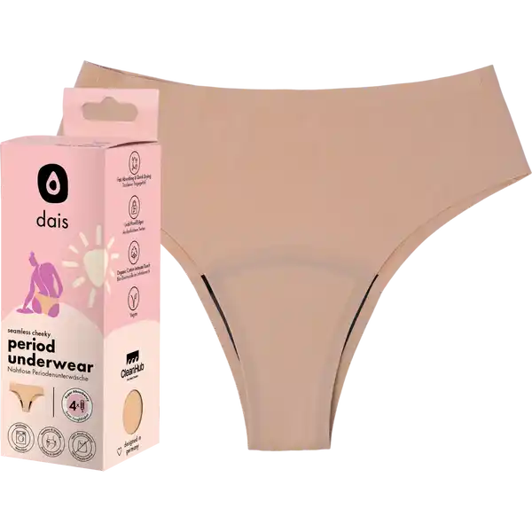 Nahtlose Periodenunterwäsche Slip Gr. S
