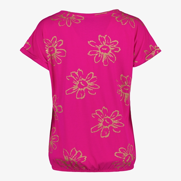TwoDay dames T-shirt roze met print