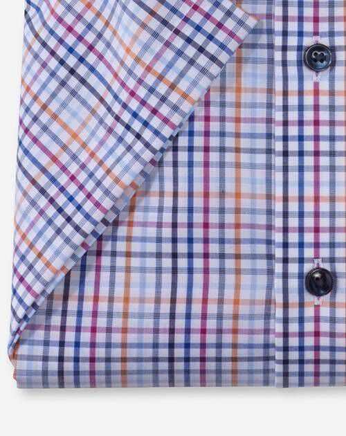 OLYMP| Herren Hemd LUXOR Modern Fit Kurzarm