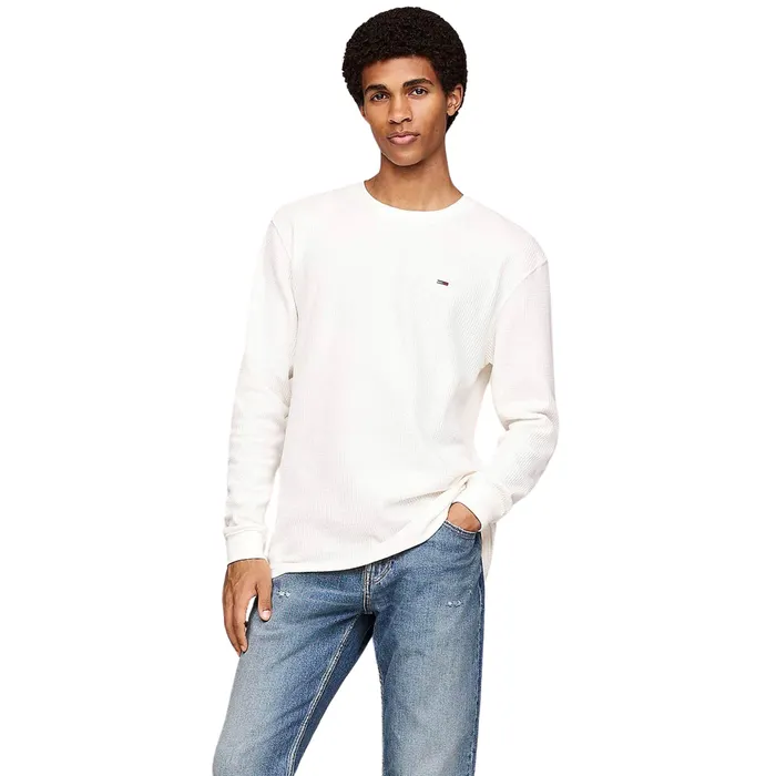 Tommy Hilfiger Regular Waffle Longsleeve Shirt Heren
