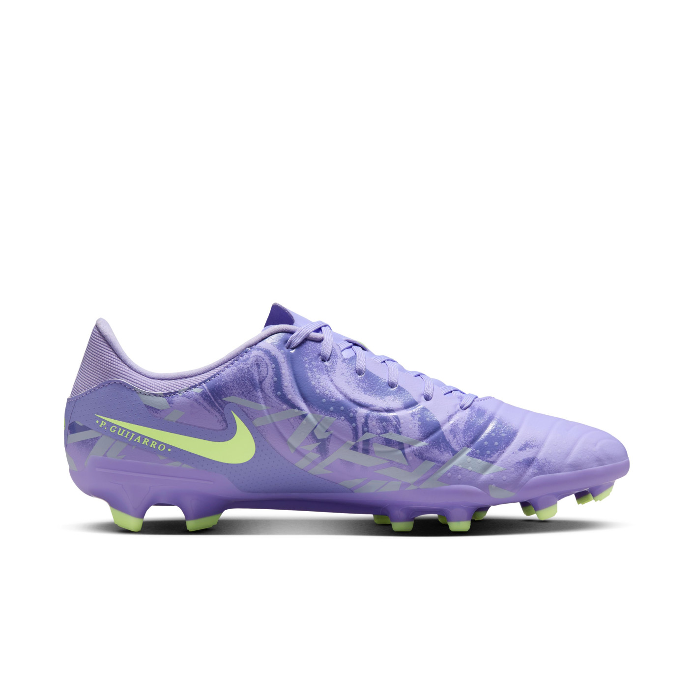 Nike Tiempo Legend 10 Academy Gras / Kunstgras Voetbalschoenen (MG) Lichtpaars Lichtgeel