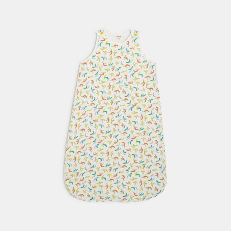 Gigoteuse bébé en gaze de coton bananes blanche Catimini Blanc