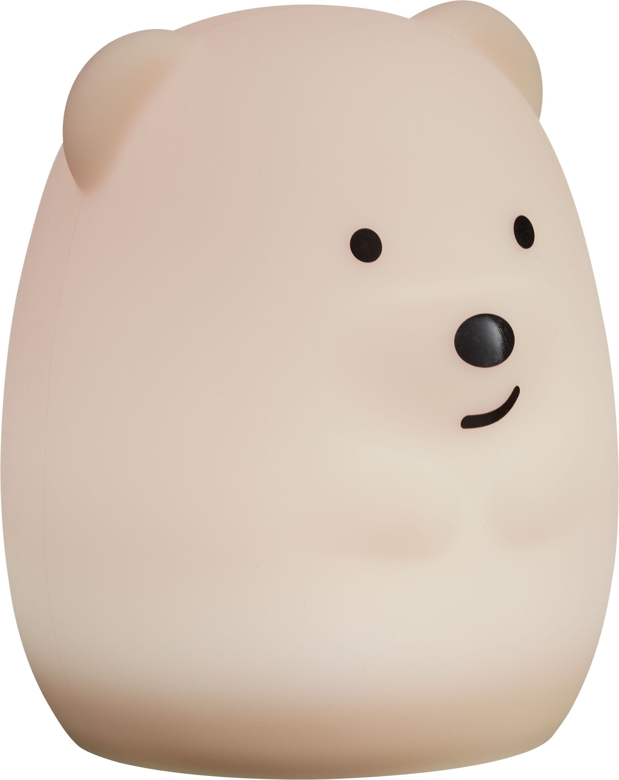 ORSO Nachtlicht - Beige / B: 9.2 cm x T: 9.6 cm x H: 10.9 cm