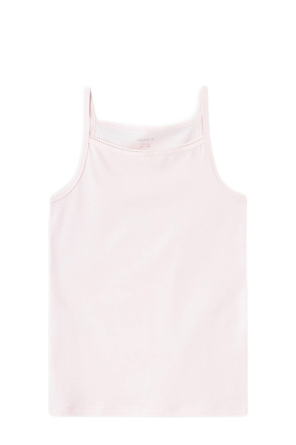 NAME IT singlet- set van 2 lichtblauw/lichtroze/wit