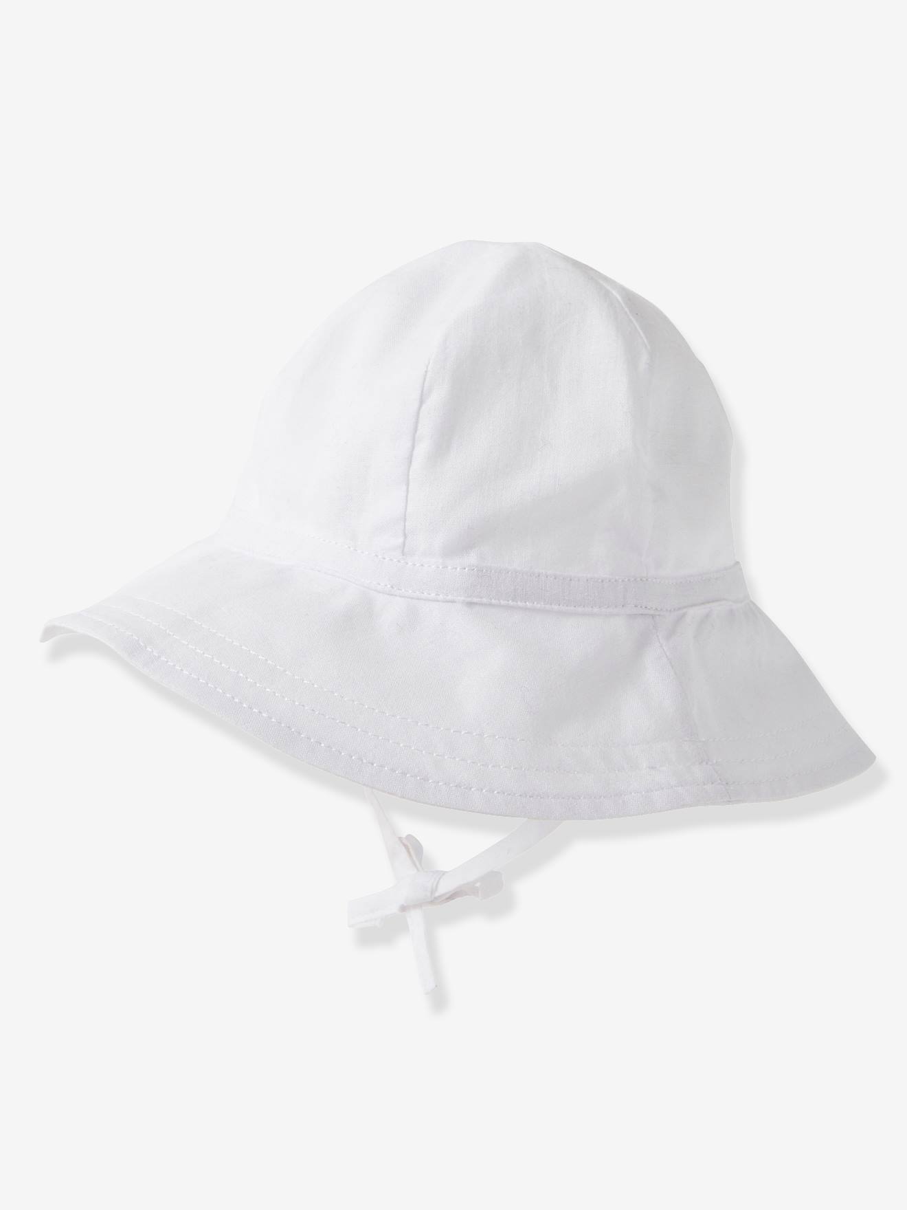 chapéu de sol infantil branco liso