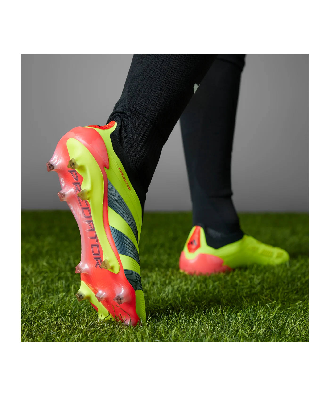adidas Predator Elite LL FG Energy Citrus Gelb Schwarz Rot