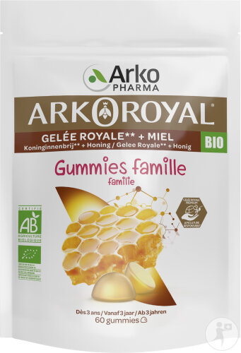 Arkoroyal Gummies Famille Bio 60 Pièces