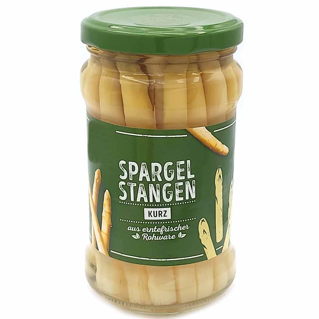 Spargel Stangen kurz 6x280g Glas, 1,02 kg Einwaage MHD:13.5.25