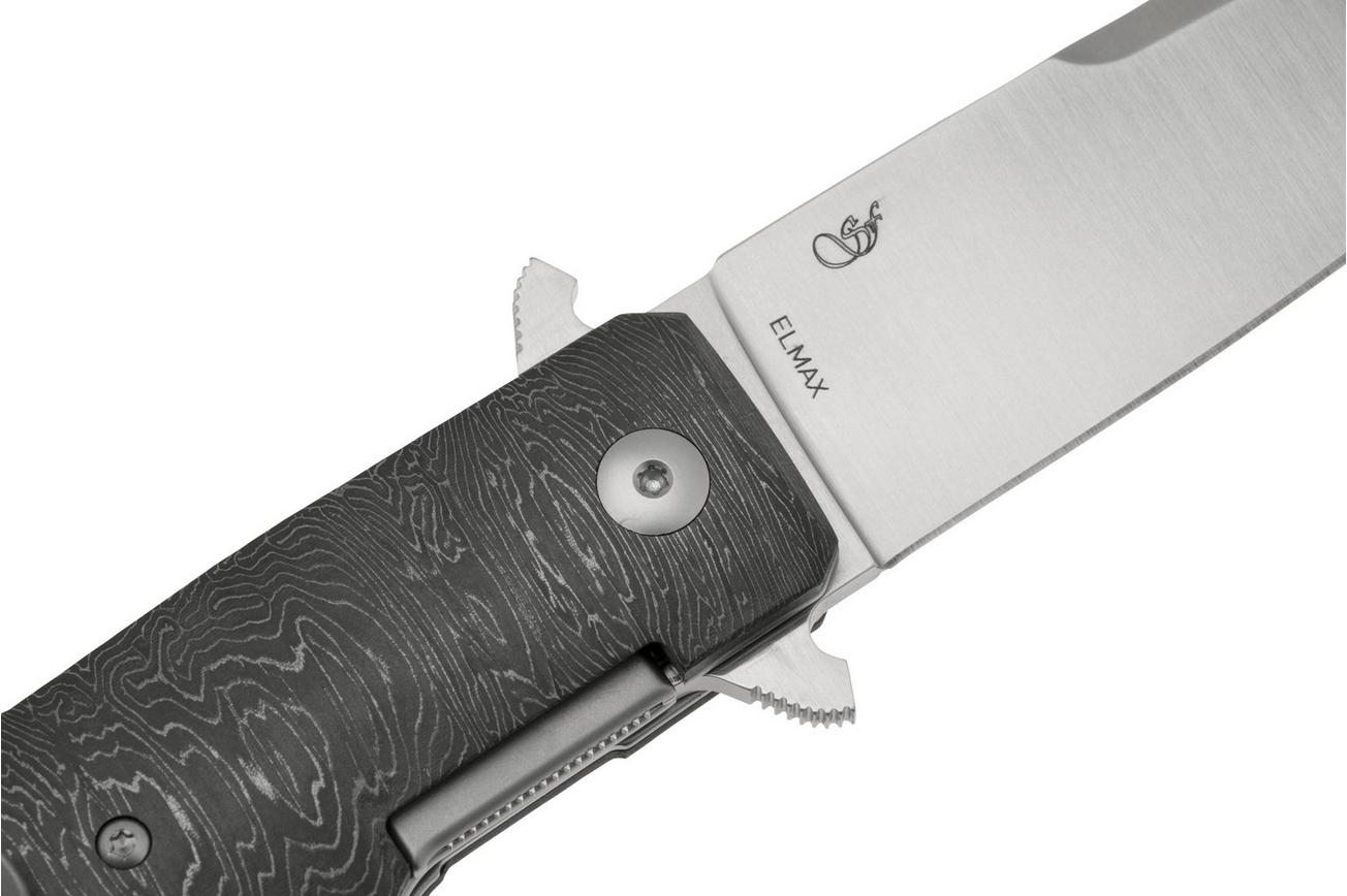 Viper Keeper 2 V6000FCLD Satin Elmax, Stainless Steel Damask Carbon Fiber, zakmes