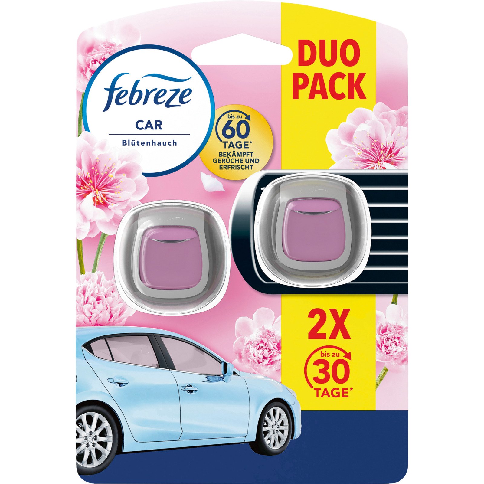 Febreze Car Lufterfrischer Blütenhauch Duo-Pack