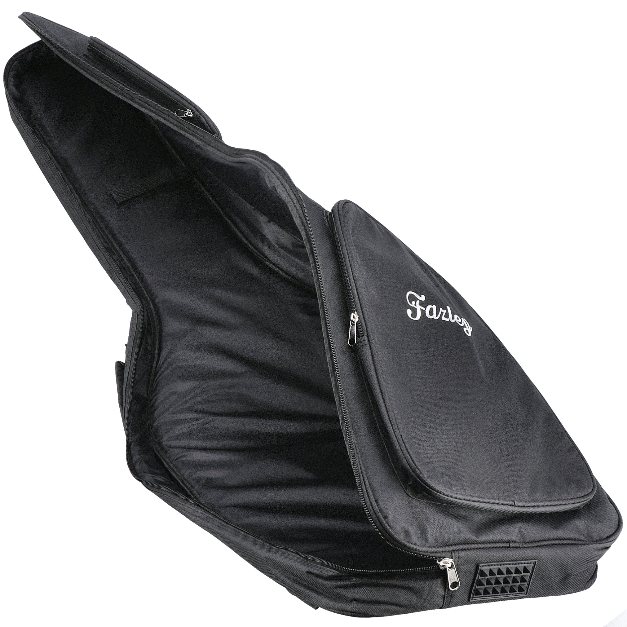 Fazley Carrier D4EB Deluxe gigbag voor elektrische gitaar zwart