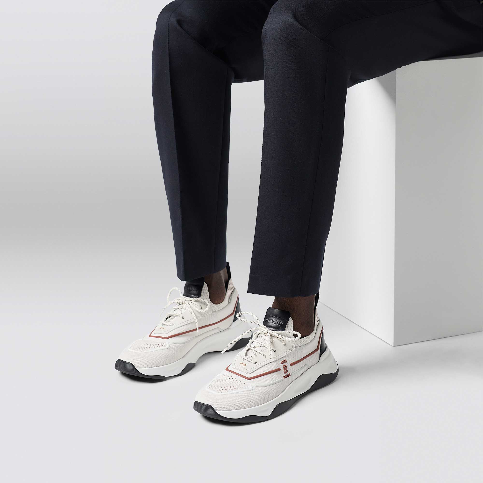 Sneaker Shadow En Maille Et Cuir