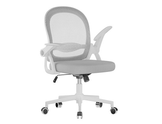 RATTANTREE - Chaise de bureau maille dossier moyen grise