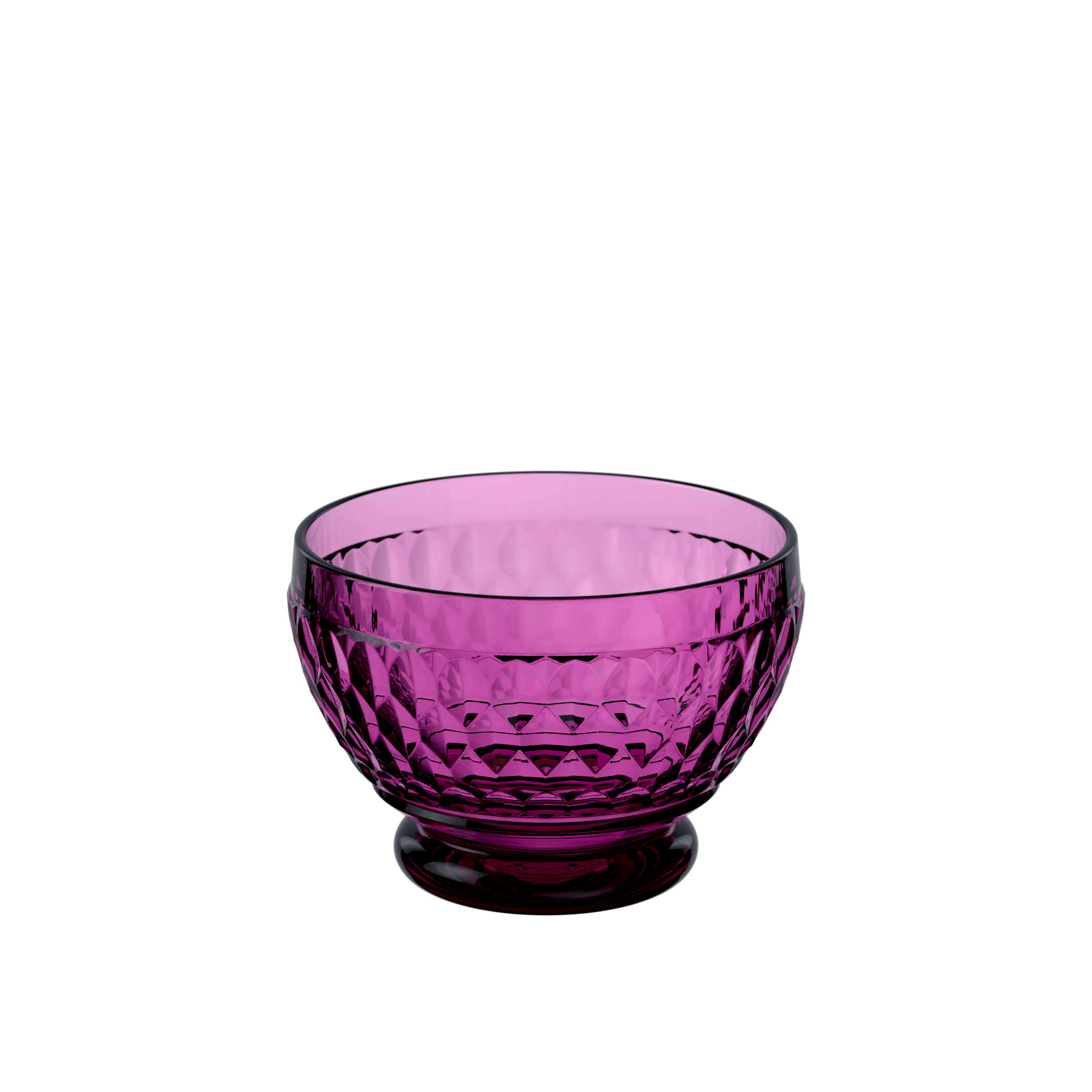 Boston Dessert bowl Purple, 8.5 oz, crystal glass
